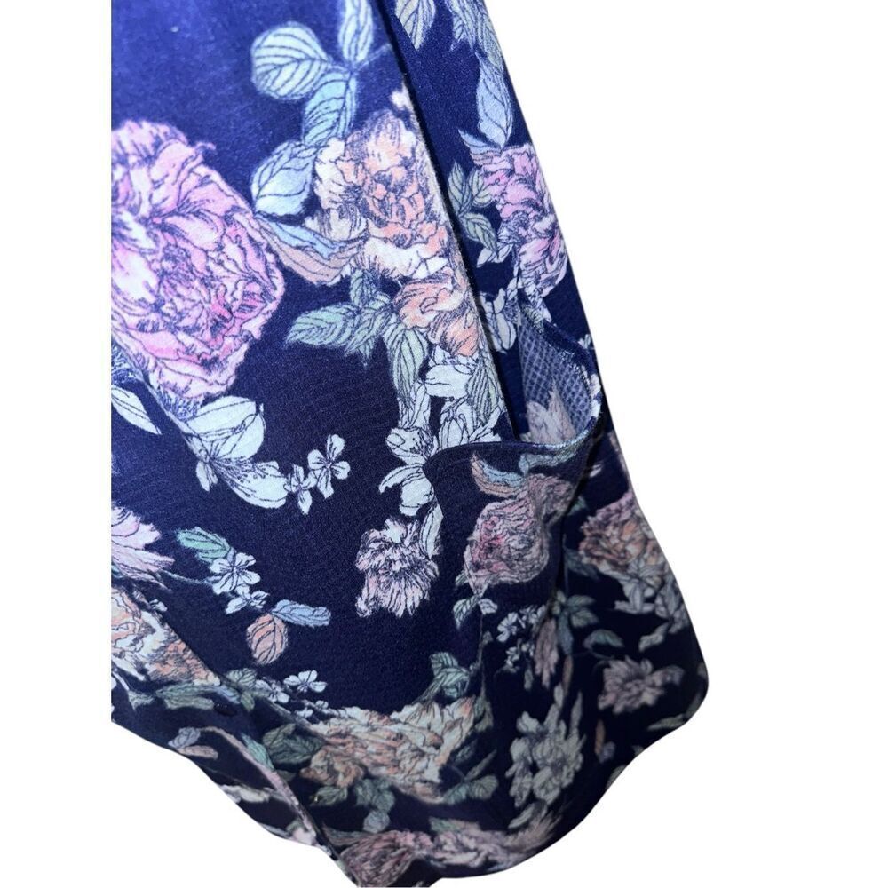 Beautiful Rare Vintage ADONNA SLEEPWEAR Floral Housecoat Lounge Dress Robe Snap - Picture 6 of 11